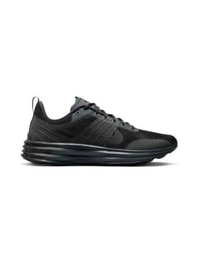 Lunar Roam Low Top Sneakers Dark Smoke Grey Black - NIKE - BALAAN 2