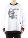 Graphic Printing Cotton Sweatshirt White - MARCELO BURLON - BALAAN 1