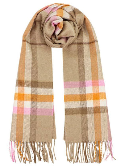 23 fw Check Motif Cashmere Scarf 8070976A1435 B0710458731 - BURBERRY - BALAAN 2