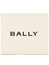 Striped Logo Leather Card Wallet Brown - BALLY - BALAAN 8