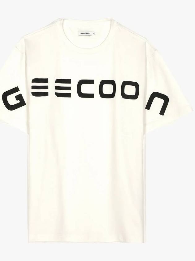 Logo point printed short sleeve t shirt GEE236 103 white - GEECOON - BALAAN 2