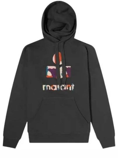 Mansel Big Logo Print Hoodie Fade Night - ISABEL MARANT - BALAAN 2