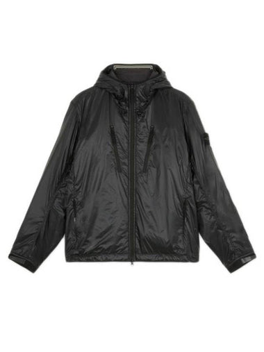 Q0425 Pertex Quantum Light Packable Blouson Hooded Jacket Black - STONE ISLAND - BALAAN 1