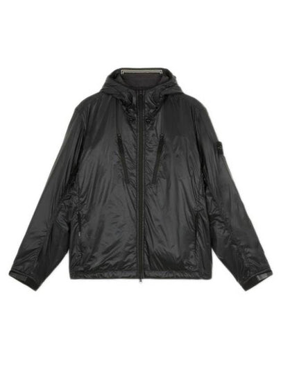 Q0425 Pertex Quantum Light Packable Blouson Hooded Jacket Black - STONE ISLAND - BALAAN 2