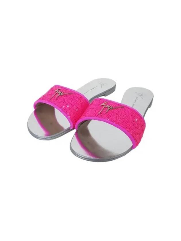 E800023 002 Logo Sandals Pink - GIUSEPPE ZANOTTI - BALAAN 2