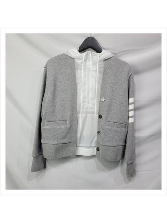 FJT145A00535 055 zipup jacket - THOM BROWNE - BALAAN 1