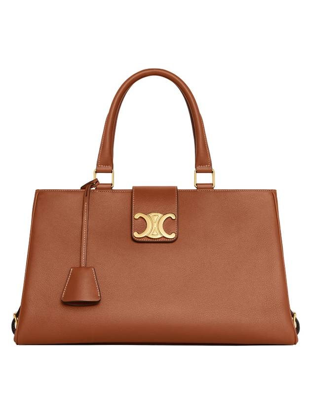 Appoline Medium Supple Calfskin Tote Bag Tan - CELINE - BALAAN 1