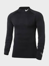 Pro Dri Fit Tight Long Sleeve Mock Men s Training T Shirt Black DD1986 010 - NIKE - BALAAN 3