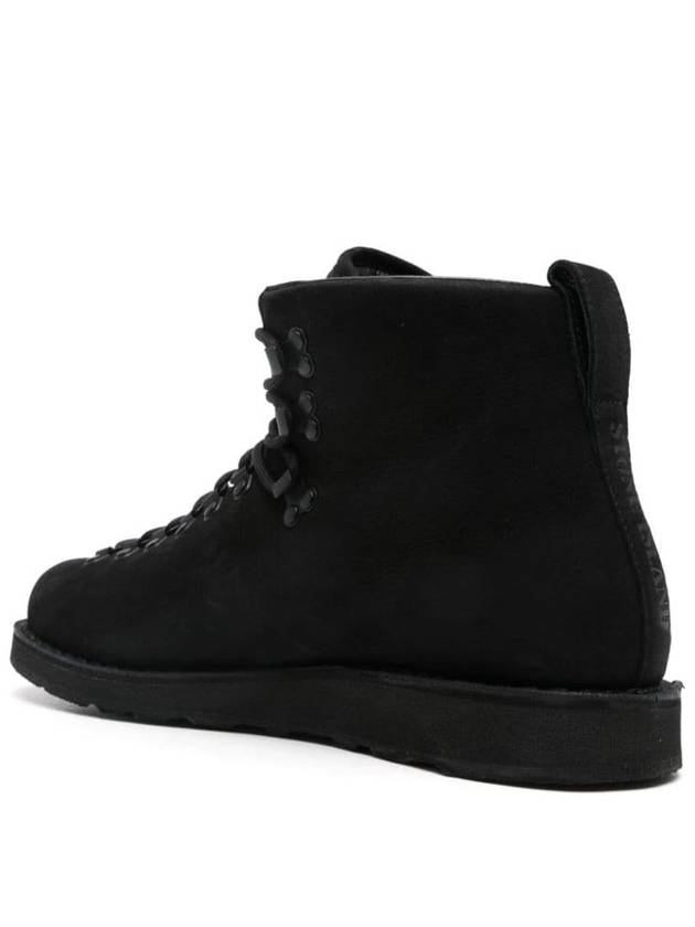 Stone Island Lace-Up Boot In Nabuk Leather - STONE ISLAND - BALAAN 3