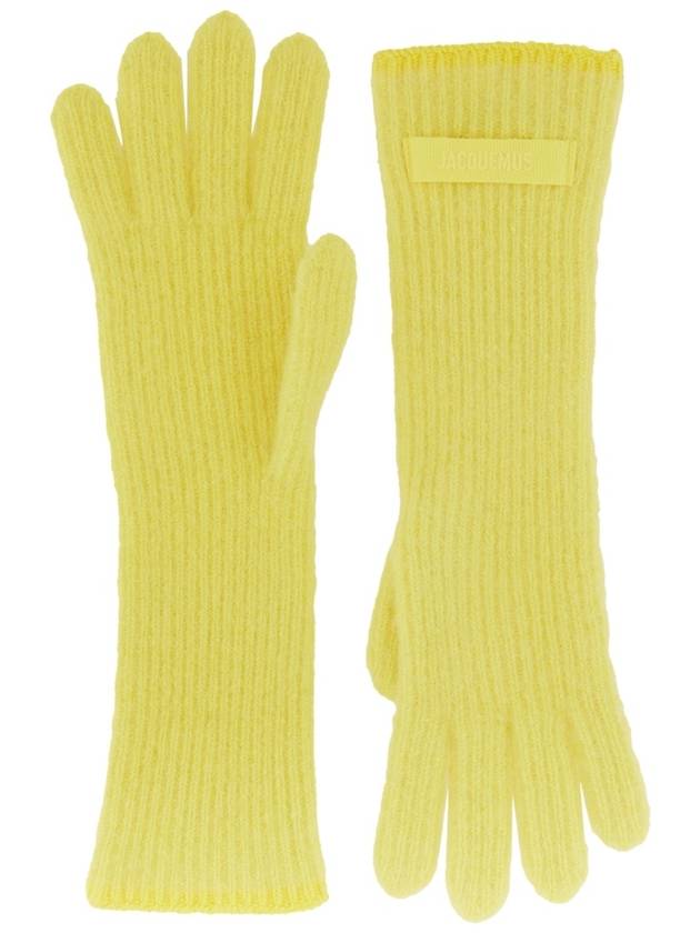 The Gros Grain Gloves Yellow - JACQUEMUS - BALAAN 2