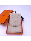 Mini Pop H Pendant Necklace Gold Blanc White - HERMES - BALAAN 2