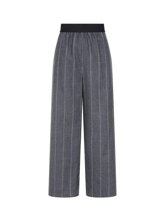Cropped striped pants dark gray 271477 - STELLA MCCARTNEY - BALAAN 1