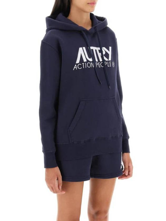 Icon Logo Hoodie Navy HOIW 409B - AUTRY - BALAAN 2