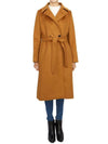 Bcollag Style Wool Single Coat Camel - MAX MARA - BALAAN 2