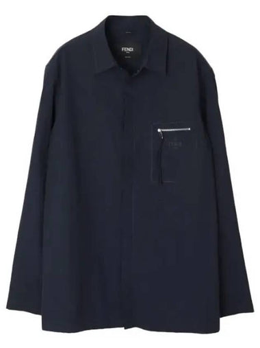 Roma Nylon Shirt Long Sleeve - FENDI - BALAAN 1