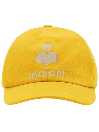 Tyron Logo Cotton Ball Cap Yellow - ISABEL MARANT - BALAAN 2