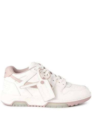 Out Of Office Low Top Sneakers White Pink - OFF WHITE - BALAAN 1