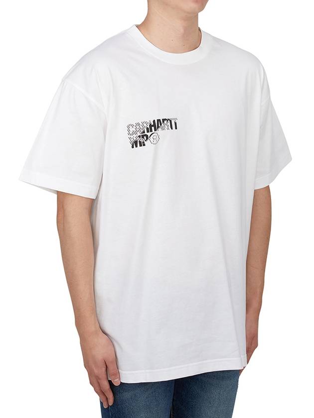 Jalou C Short Sleeve T-Shirt White - CARHARTT WIP - BALAAN 4