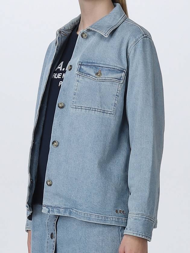 Women's Zenith Denim Jacket Light Blue - A.P.C. - BALAAN.