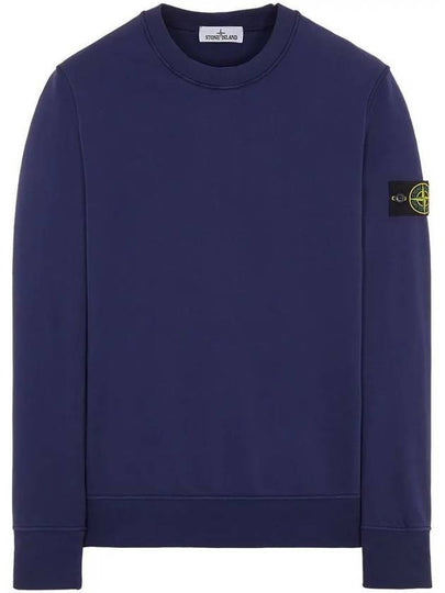 Wappen Patch Crew Neck Sweatshirt Dark Blue - STONE ISLAND - BALAAN 2