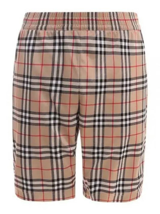 Vintage Check Technical Twill Shorts Beige - BURBERRY - BALAAN 2