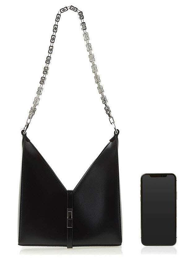 Mini Cut Out Box Chain Shoulder Bag Black - GIVENCHY - BALAAN 7