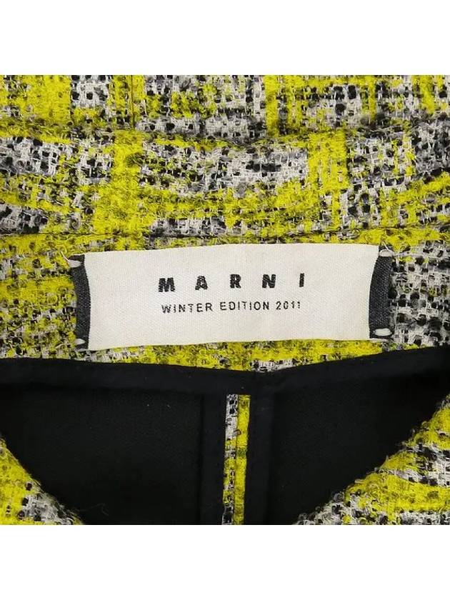 Smith Market Used Luxury Yellow Coat Women s Clothing - MARNI - BALAAN 4