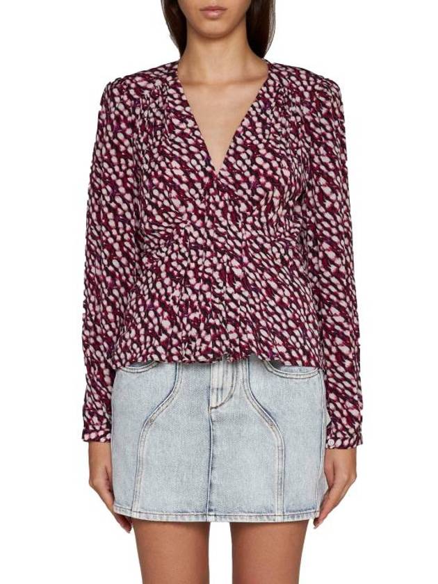 Tunic HT0221FA B1J02E 40RY Free Raspberry - ISABEL MARANT - BALAAN 3