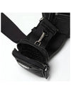 Re-Nylon Saffiano Leather Cross Bag Black - PRADA - BALAAN 7