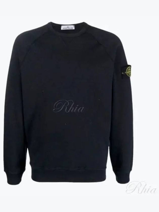 OLD Treatment Wappen Patch Crew Neck Sweatshirt Navy - STONE ISLAND - BALAAN 2