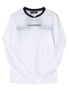 Women's Meja Logo Long Sleeve T-Shirt White - J.LINDEBERG - BALAAN 3