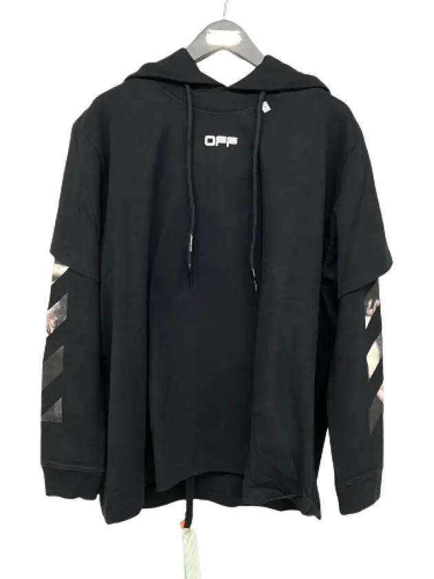 Caravaggio Arrow Double Hoodie Black - OFF WHITE - BALAAN 3