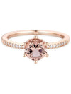 Clear Sparkling Crown Ring Rose Gold - PANDORA - BALAAN 4