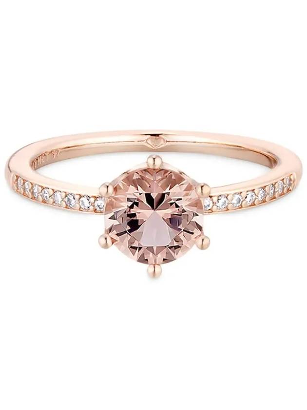 Clear Sparkling Crown Ring Rose Gold - PANDORA - BALAAN 4