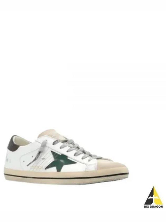 Superstar Brown Tab Low Top Sneakers White - GOLDEN GOOSE - BALAAN 2