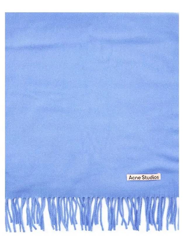 Wool Fringe Scarf Sweet Blue - ACNE STUDIOS - BALAAN 2