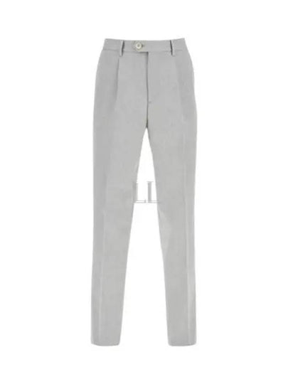 Flap Pocket Straight Pants Grey - BRUNELLO CUCINELLI - BALAAN 2