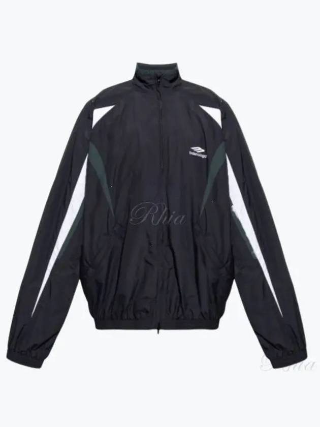 3B Sports Icon Track Jacket Black - BALENCIAGA - BALAAN 2