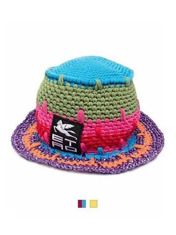 Hat Crochet Bucket Multi Yellow - ETRO - BALAAN 1