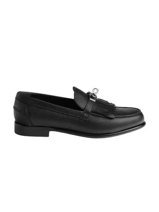 Destin Calfskin Loafers Black - HERMES - BALAAN 1