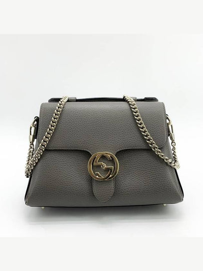 Interlocking top handle shoulder bag - GUCCI - BALAAN 2