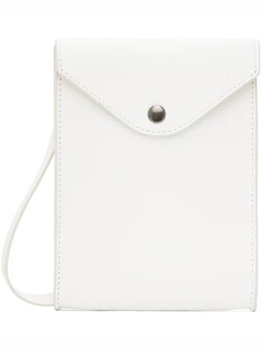 Envelope Strap Goat Leather Cross Bag White - LEMAIRE - BALAAN 1