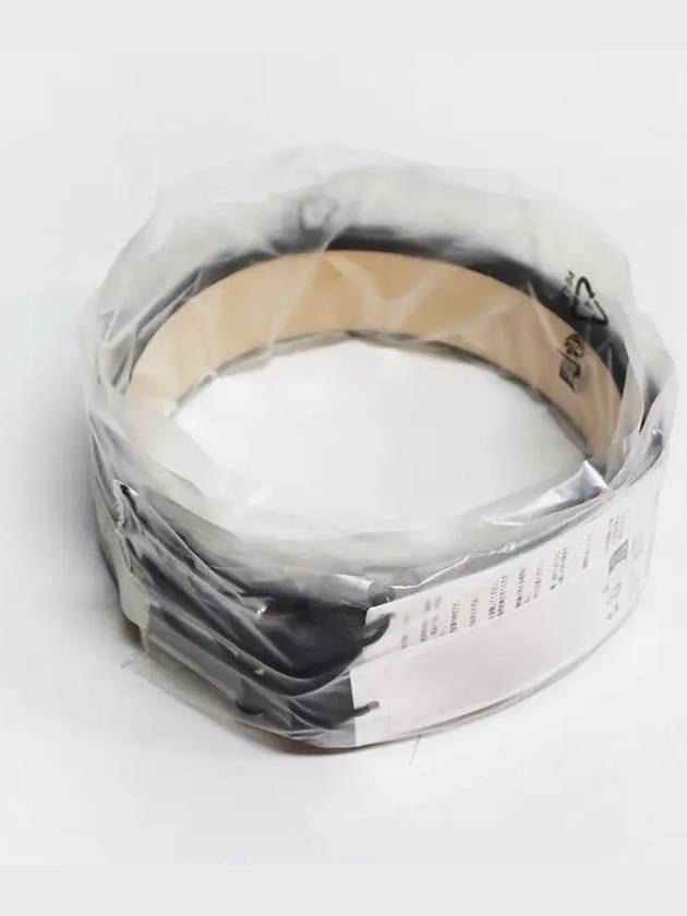 Signature Striped Leather Belt Black - PAUL SMITH - BALAAN 6