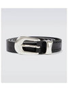 Men's 2cm Leather Belt Black - OUR LEGACY - BALAAN 2