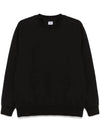 Embroidery Logo Sweatshirt Black - CP COMPANY - BALAAN 1