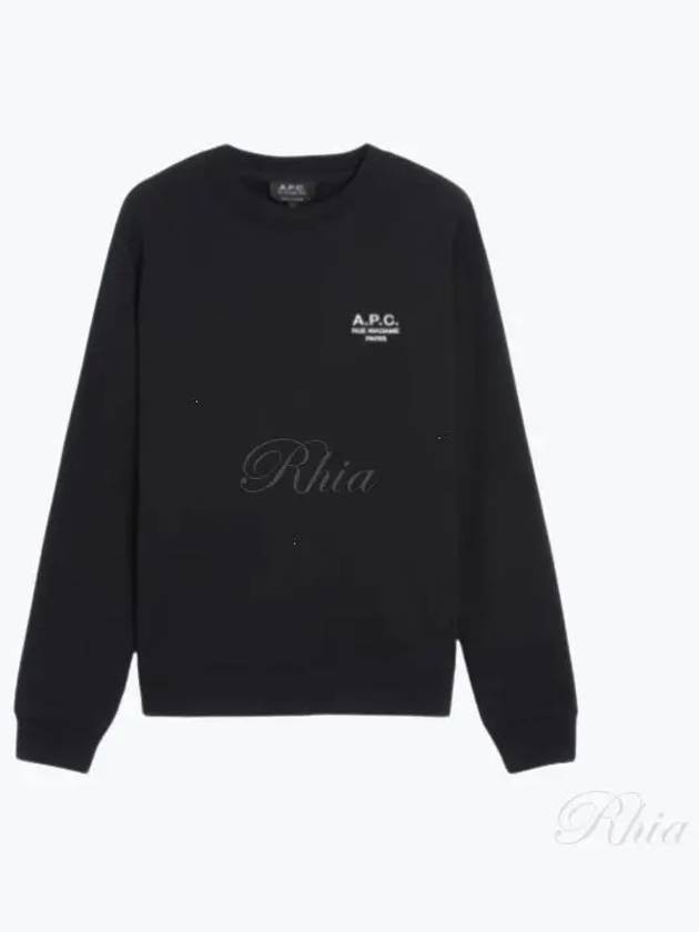 Rider Chest Small Logo Sweatshirt Black - A.P.C. - BALAAN 2