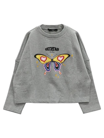 Temide Cotton Sweatshirt Grey - MAX MARA - BALAAN 1