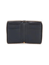 Intrecciato Zip Around Half Wallet Black - BOTTEGA VENETA - BALAAN 3