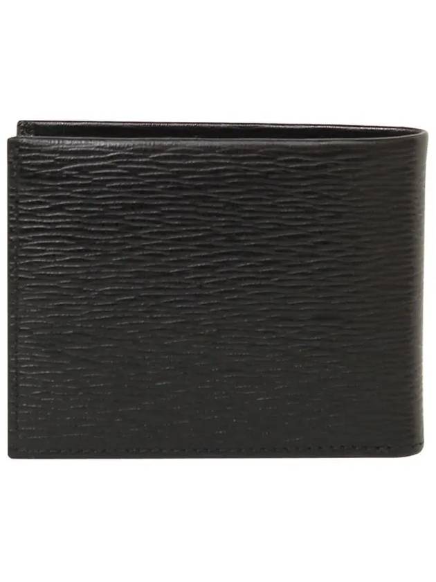 Gancini Half Wallet Black - SALVATORE FERRAGAMO - BALAAN 3