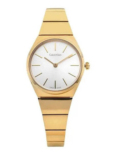 Women's Metal Watch Gold - CALVIN KLEIN - BALAAN 2